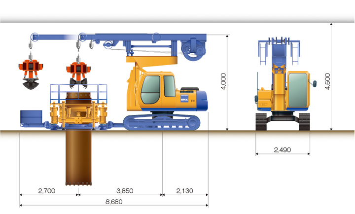 LES4.0 上空制限 4.5m