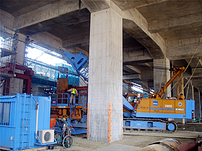 某新幹線某駅散水基地杭工事