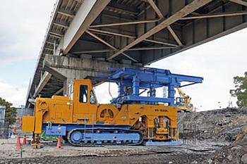 鉄道沿線基礎工事